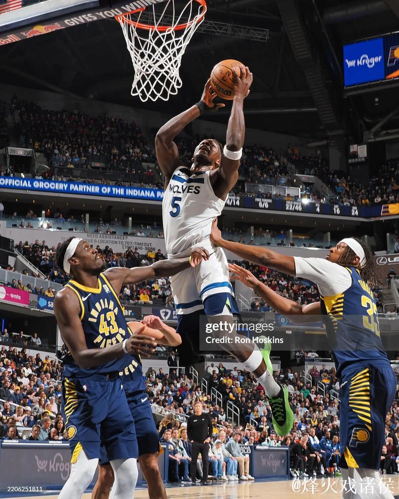 NBA-爱德华兹25+5，骑士五将齐砍20+主场力克森林狼